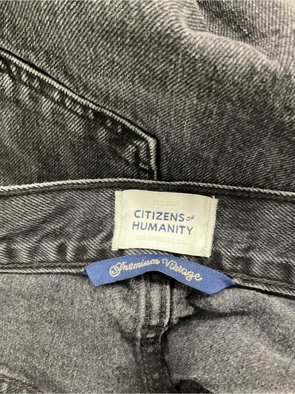 Citizens of Humanity Winslow Boyfriend Vintage Black Jeans 26 - Picture 6 of 8